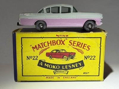 Near Mint Matchbox Lesney 22b Vauxhall Cresta with pink sides/gray
