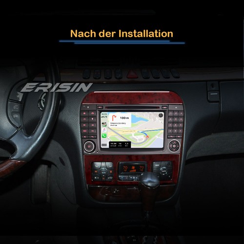 Radio Coche 8 Núcleos DAB+64GB Android 14 GPS Navi para Mercedes Clase S/CL W220 W215 - Imagen 20 de 21