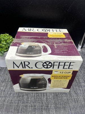 Mr. Coffee Original Replacement 12-Cup Glass Carafe, White PDL13 NOS | eBay