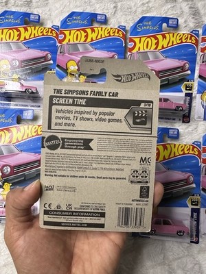 HOT WHEELS SIMPSONS FAMILY GREAT OFFER 10 CARS FOR 33$, CASE + PROTECT