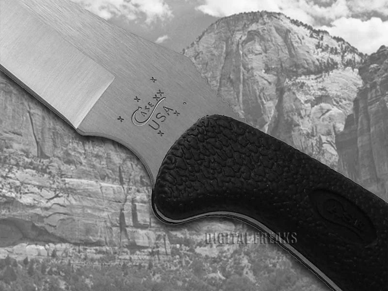 Cuchillo de hoja fija Case xx Ridgeback Full Tang ligero negro 00362 Foto 4 de 4