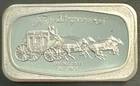 Vintage The Stagecoach Madison Mint 1 oz Silver Bar .999 Fine Silver (62)