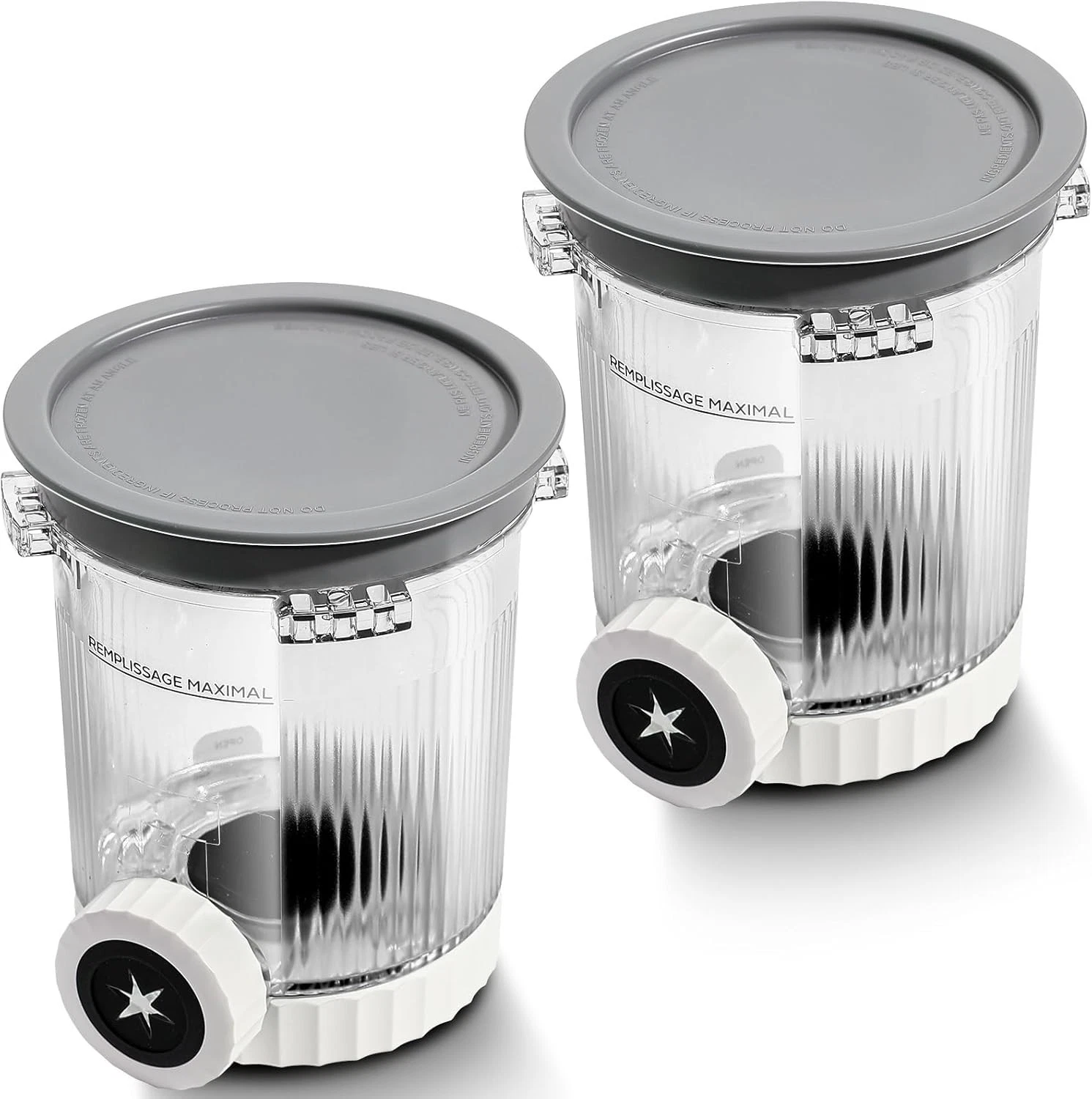 2 Pack Swirl Ice Creami Makers Pints and Lids,NC700 Makers Containers Cups cream