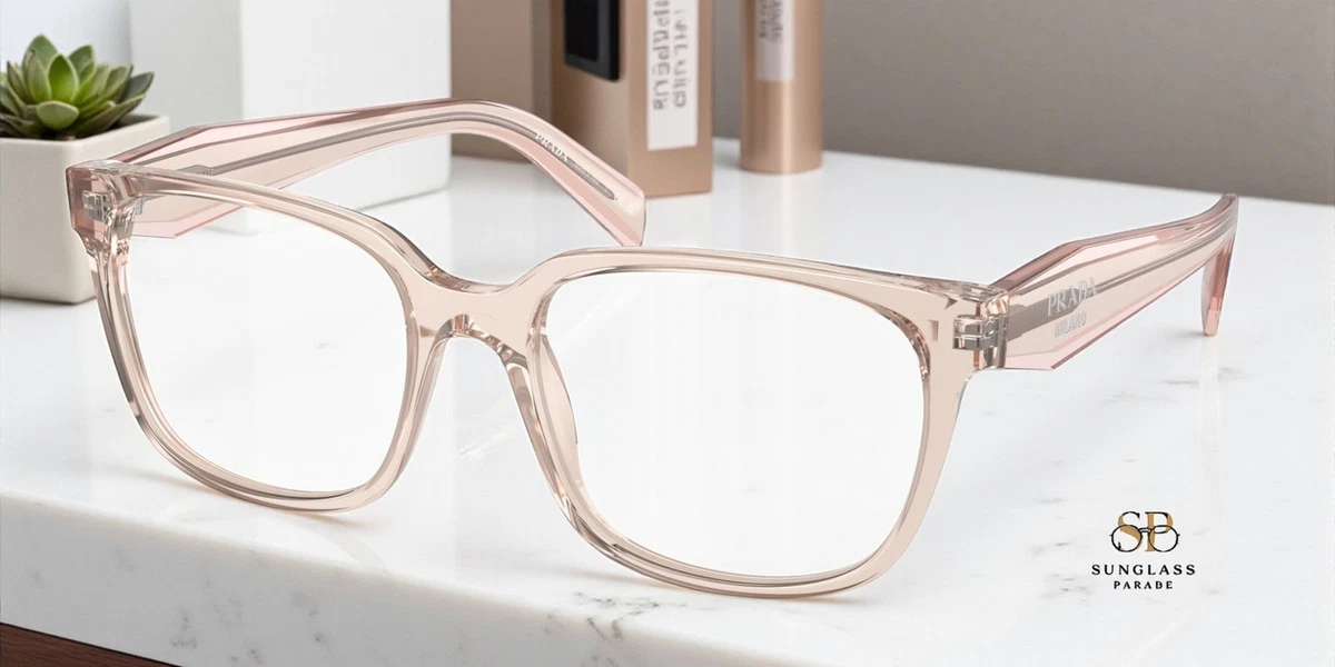 PRADA Pink Square Eyeglass Frames for sale | eBay