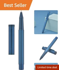 Elegant Dark Blue Rollerball Pen with Schmidt Refill - Perfect for Business Use