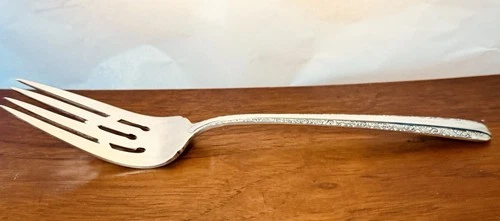 Candlelight  Towle Sterling Silver Cold Meat Large Serving Fork 58g  Gorgeous!