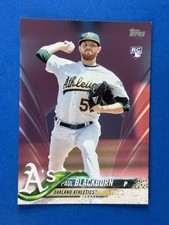 2018 Topps Mother's Day Pink #272 Paul Blackburn RC Athletics #/50