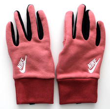 Nike Youth Club Fleece 2.0 Gloves Youth Large Canyon Rust/Black/White