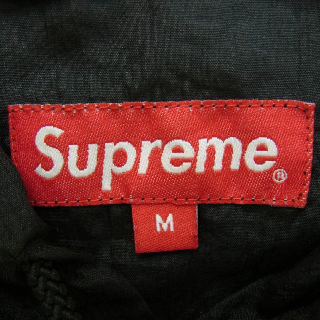 Felpa con cappuccio Supreme 16SS nylon impacchettabile logo poncho nero M usata LIFE 0