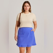 Fresh Produce Purple Cord Skirt NWT L