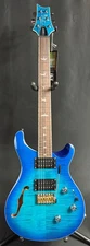 PRS SE Custom 24 Semi-Hollow Piezo Electric Guitar Lake Blue w/ Gig Bag