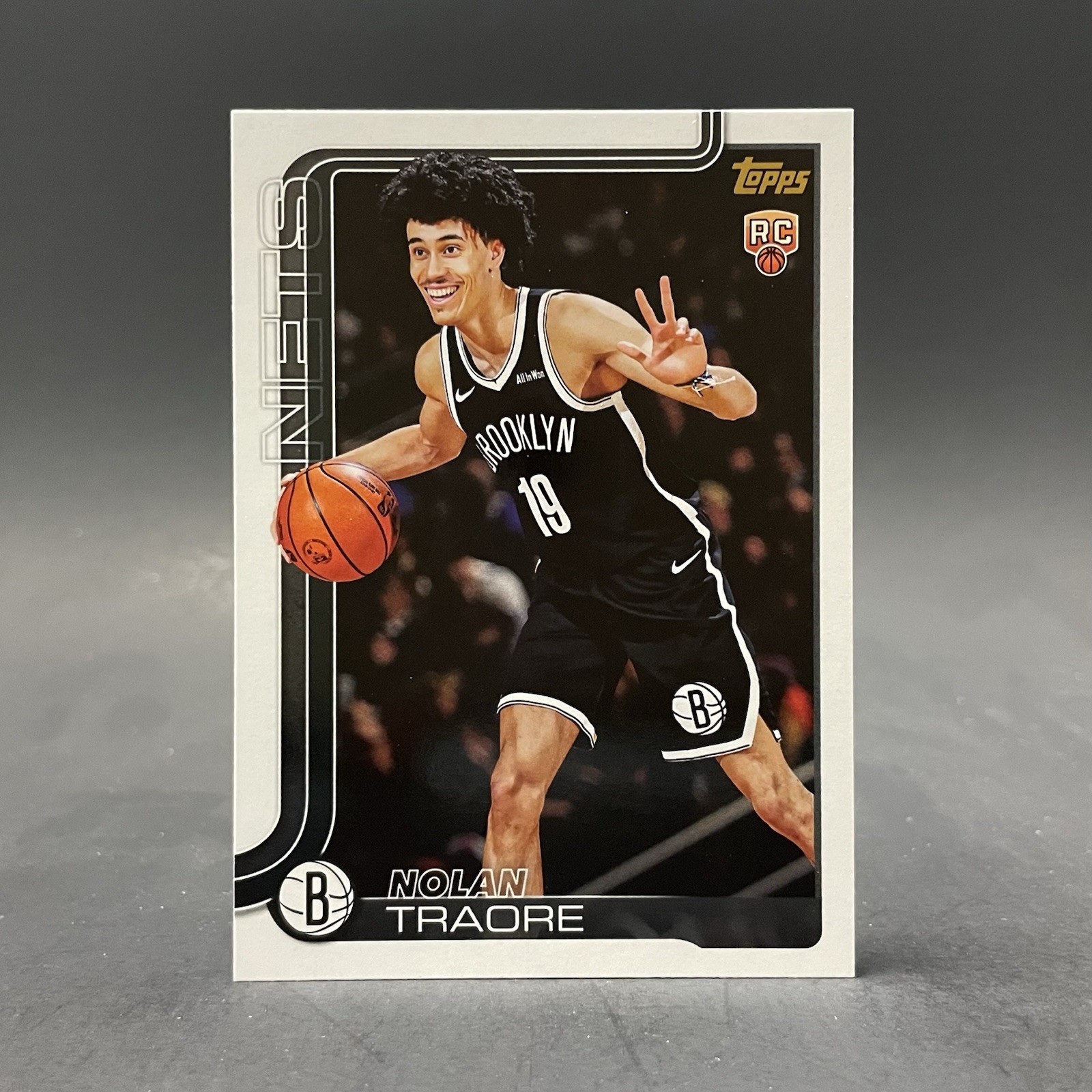 2025-26 Topps Nolan Traore RC #219 Golden Mirror SSP Brooklyn Nets