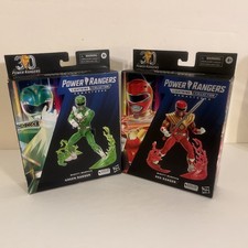 Hasbro Lightning Collection Remastered Power Rangers Green and Red Ranger