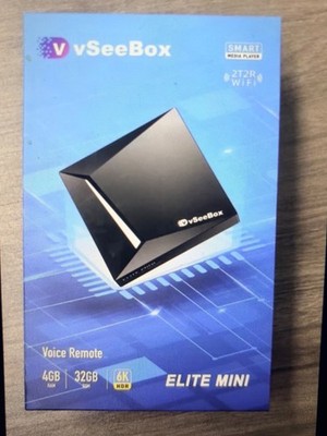 BRAND NEW SEALED Vsee Elite Mini Android TV Box 4k superbox FREE USPS Priority