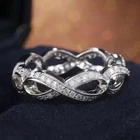 1.25Ct Round Cut Lab Created Diamond 14K White Gold FN Wedding Band Ring