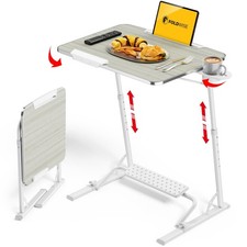 FoldWise Upgraded Folding TV Tray Table - Extra Large  Sturdy Laptop Table f...