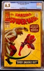 Rare “Spider-Man” #45 Marvel Marvel SILVER AGE 2/1967 3rd App “Lizard” CGC 6.5 !