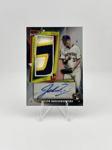 2026 Topps Finest Jacob Misiorowski Base (RAW)