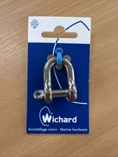 Wichard 1/4" Captive D Shackle #1403 Stainless Steel Marine Hardware￼