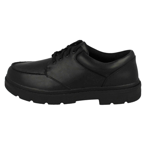 Boys Clarks Lace Up School Shoes: Lorcam Edge - Picture 5 of 8