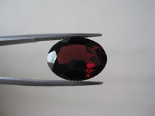 Natural Deep Red Garnet Oval W11.9 X L15.8 MM.Weight 9.26 Carats Loose Gemstone.