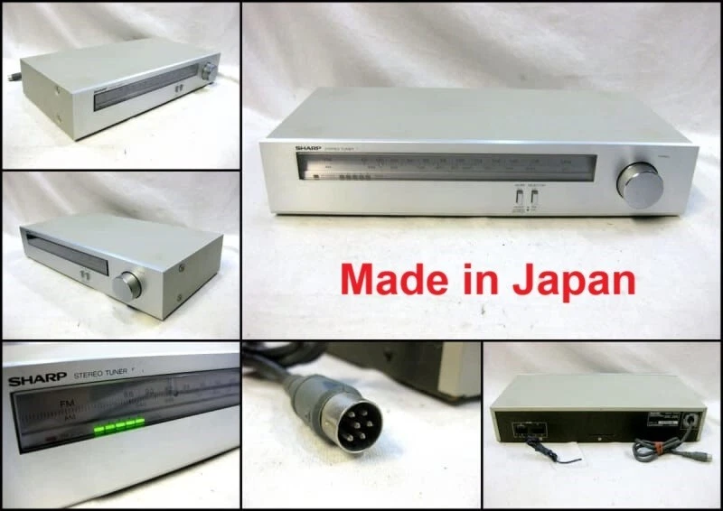 SHARP ST-15X AM FM Stereo Tuner with 5 DIN Plug (Made in Japan)