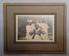 VINTAGE CABINET CARD 6 GIRLS AND WOMAN BATH MAINE — photo 1
