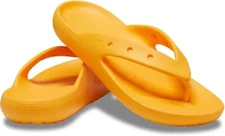 Crocs Unisex-Adult Classic Flip Flops 2.0  Apricrush US Men 5 Women 7 EU 37-38