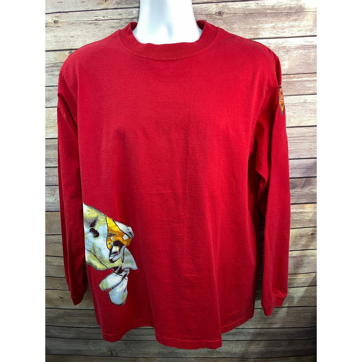Vintage 90s Oakley Software Long Sleeve Shirt Large Metal Vintage 90s Oakley Software Long Sleeve Shirt Large Metal