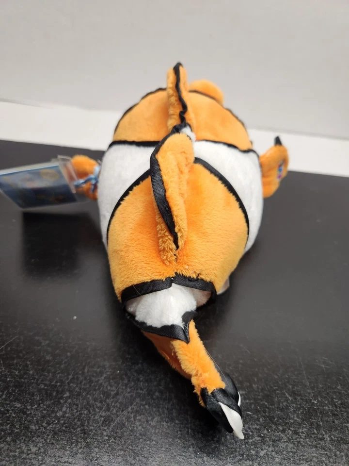 Pez Payaso Webkinz Naranja Blanco Negro Por Ganz 8" Peluche Suave - Sin Códigos Foto 3 de 4