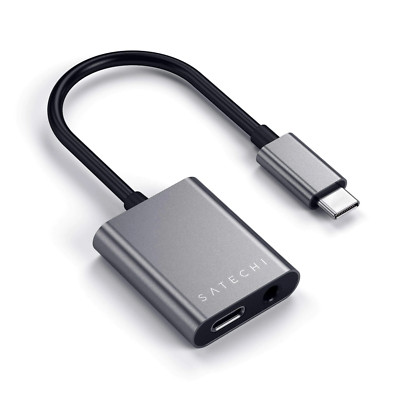 Satechi Usb-c PD Audio Adapter 3.5mm Headphone Jack Port & PD 3.0 Charging