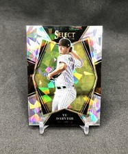 2022 Select Yu Darvish /25 CRACKED ICE PREMIER LEVEL PRIZM SSP No. 184 “YU-SAN”!