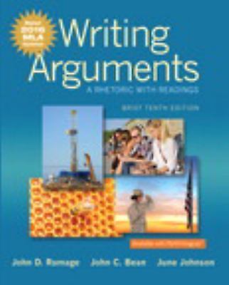 Writing Arguments: A Rhetoric with Reading- 0134586506, John D Ramage, paperback