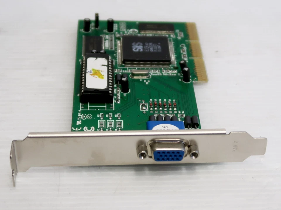SiS6326 AGP, 8MB, AGP 2x, Butterfly AGP-6326-9P-8M, VIDEO CARD - WORKING! - Image 2 of 4