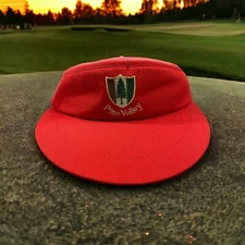 Vintage Pine Valley Golf Tour Visor Red - Texace - Made in USA 