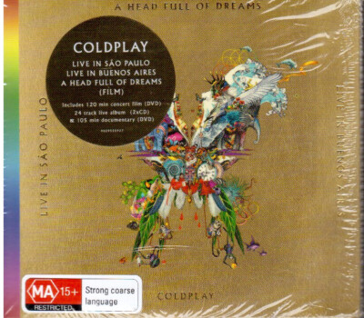 Coldplay Live in Buenos Aires São Paulo A Head Full of Dreams 2CD DVD NEW