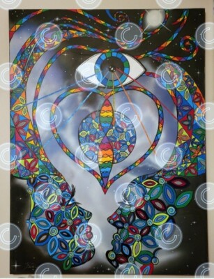 Original Art Large Acrylic On Canvas titled Infinite Mind 