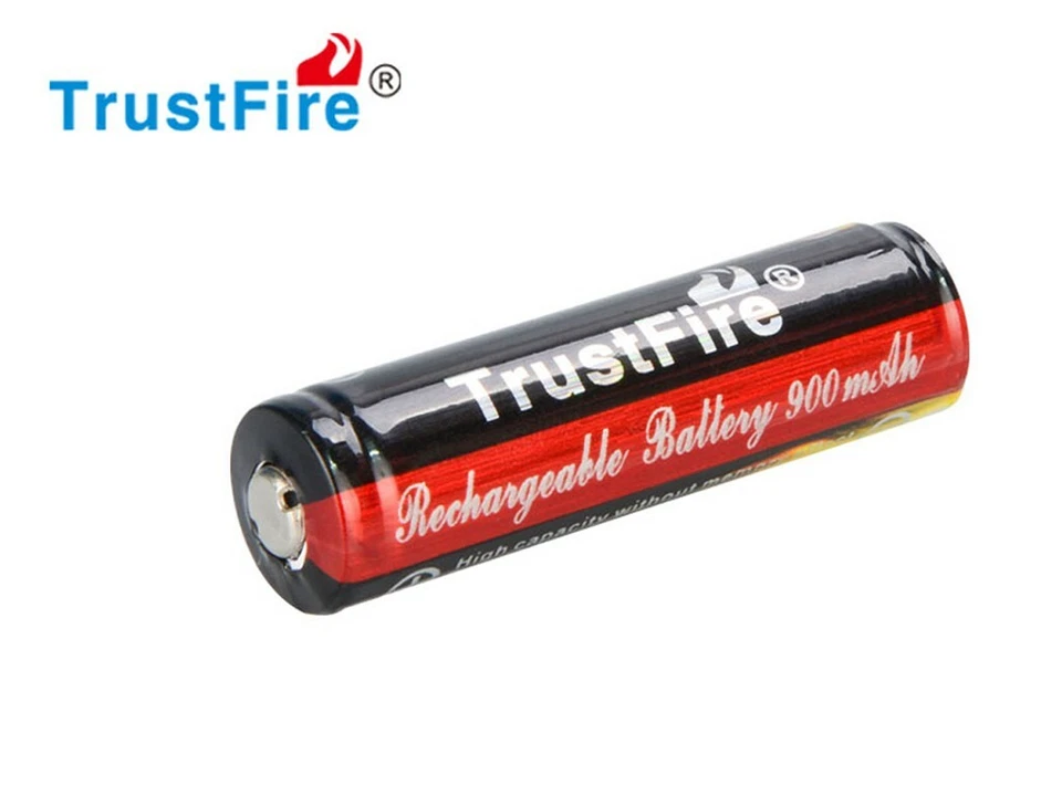 Trustfire 14500 900mAh 3.7V Celda Li-ion protegida (Llama)