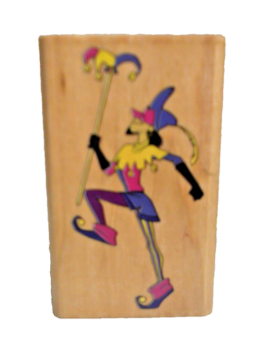 RUBBER STAMPEDE A1373E PARADING CLOPIN DISNEY WOOD RUBBER STAMPS NEW - Afbeelding 1 van 4