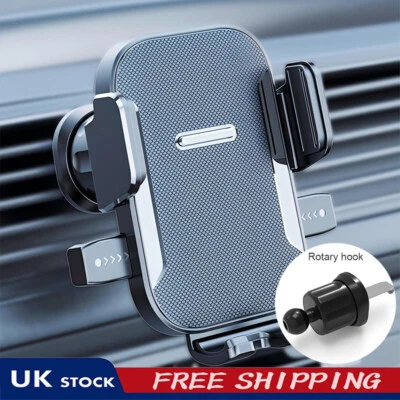 Car Vent Phone Holder - 360° Rotatable Mobile Bracket Mount for Cell Phones UK