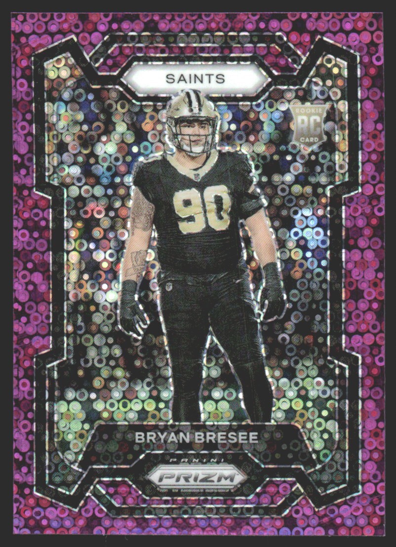 2023 Panini Prizm Rookie No Huddle Purple /35 Bryan Bresee #372 JW1