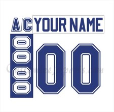 Syracuse Crunch Customized Number Kit For 2012-2014 Home Uniform