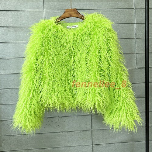Women Shaggy Faux Fur Fleece Coat Winter Warm Jacket Cardigan Overcoat PLUS SIZE - Picture 18 of 70