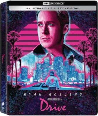 Steelbook Drive (4K UHD + Blu-ray + Digital) New