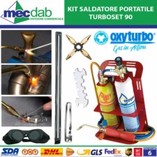 Kit Saldatura Portatile a Gas TurboSet 90 Completo Di Accessori Oxyturbo 115050