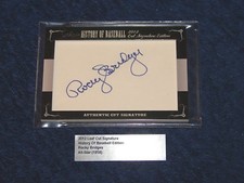 ROCKY BRIDGES SENATORS 2012 LEAF HISTORY OF BASEBALL CUT SIGNATURES AUTO (SB-2)