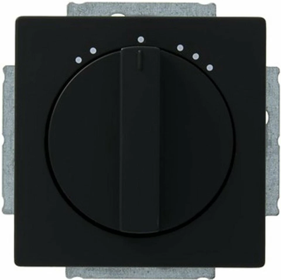 Busch-Jaeger Future Linear schwarz Matt Zweistufen-Drehschalter 1-polig 2-1-3 - Bild 2 von 4