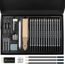 - Sketching Pencils Set, 25 Pcs, Sketch Pencils for Drawing, Drawing Pencils for