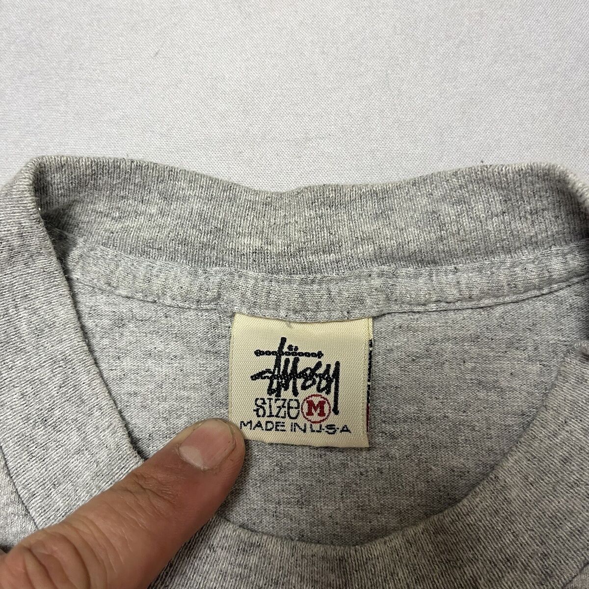 Vintage 90s Stussy Crown Jester Made In USA Single Stitch T Vintage 90s Stussy Crown Jester Made In USA Single Stitch T