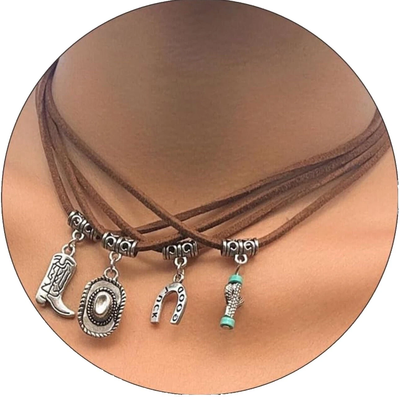 Brown Choker Fashion Necklaces & Pendants